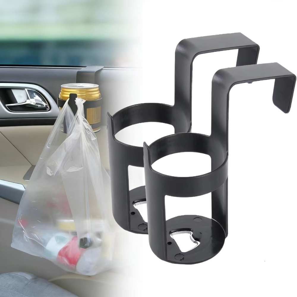 Coffee Equipment Rack - 1/2 個車のドリンクカップボトルホルダー自動ドリンクラックスタンド水ボトル用多機能車のコーヒーカップホルダー