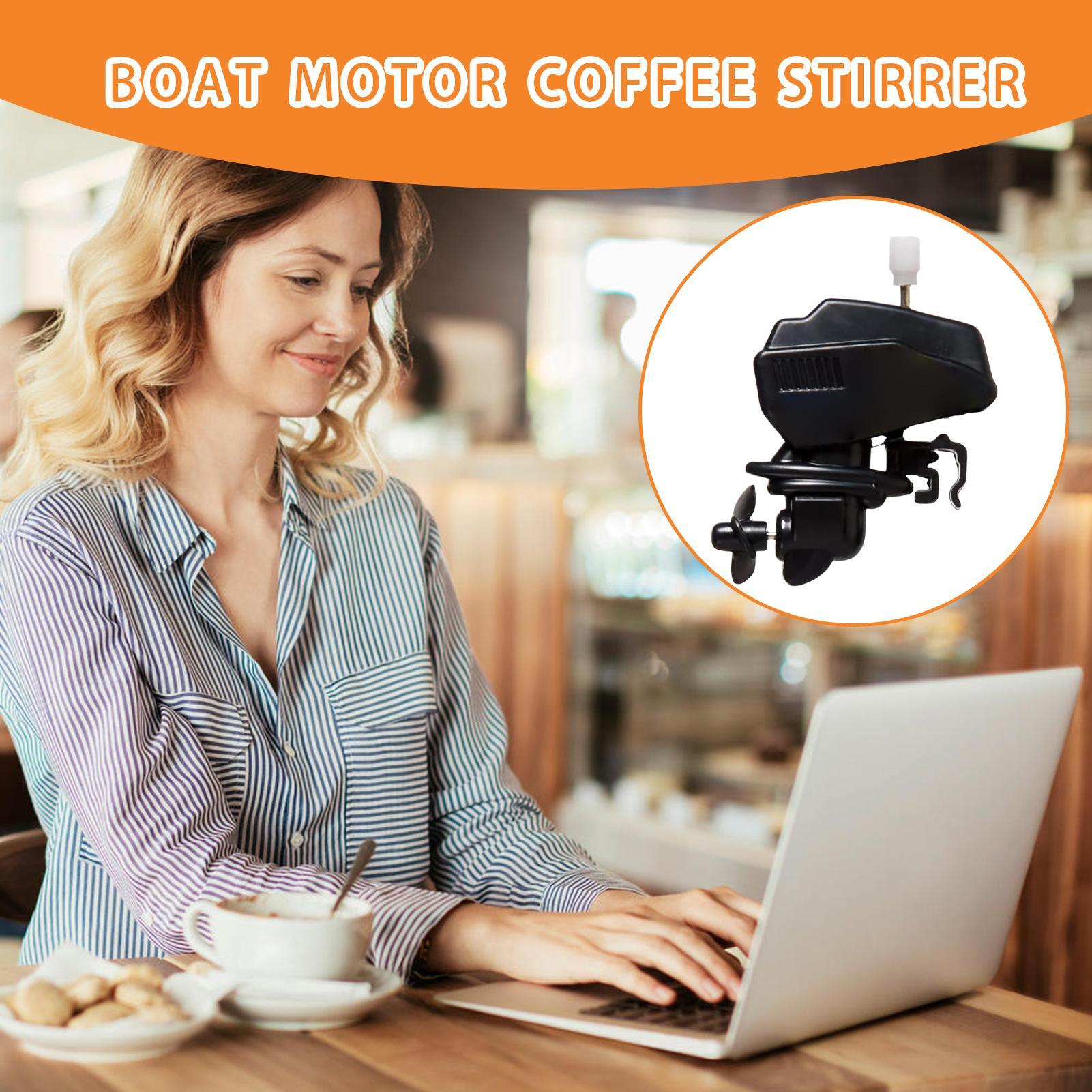 Coffee Equipment For Cafe - ボートモーターコーヒーミキサー電気コーヒースターラーボートモーター形状キッチンクリエイティブ飲料混合装置カフェレストラン用