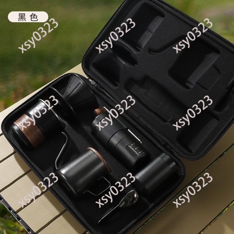 Coffee Equipment Pour Over - ポータブルコーヒーメーカーセット、アウトドア旅行キャンプ用コーヒー器具、ミニハンドドリップコーヒーツールキット