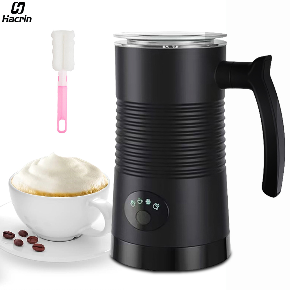 Coffee Equipment Machine - 電動ミルク泡立て器ミルクフォームマシンコーヒーカプチーノラテ 4 in 1 ホットおよびコールドフォームメーカー自動ミルク泡立て器フォーマー