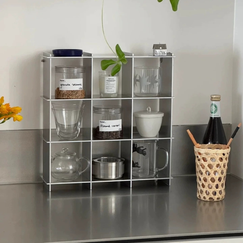 ミニマリストアルミ合金製カウンタートップマグ収納棚多層カップ - Coffee Equipment Rack のレビューと価格