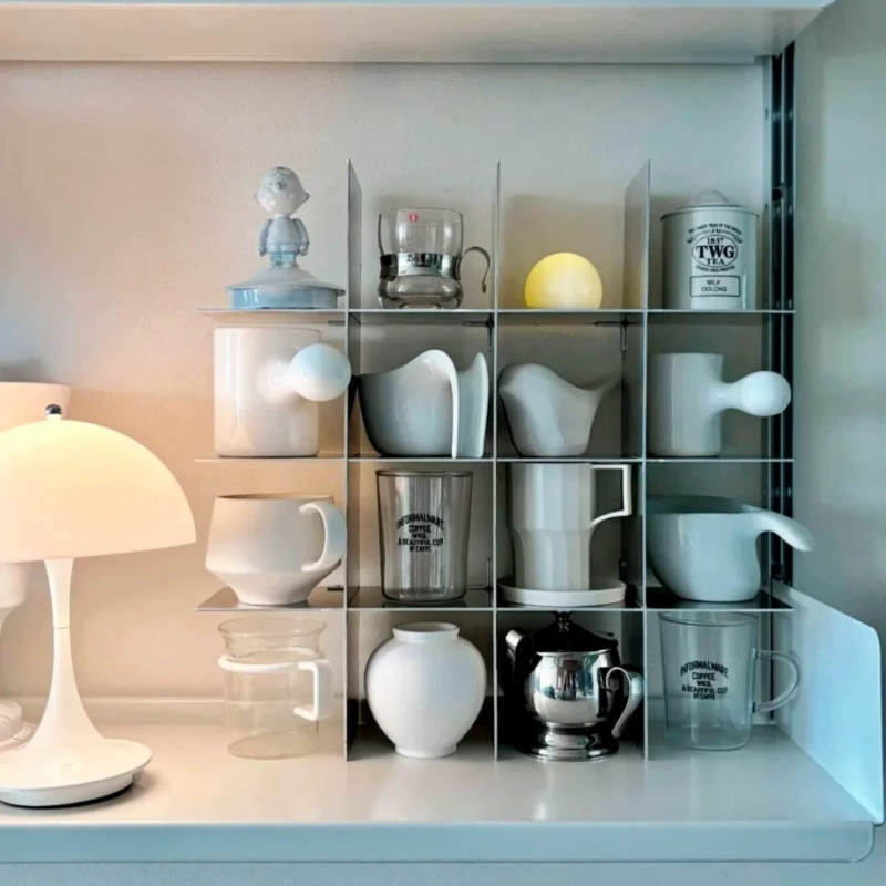 ミニマリストアルミ合金製カウンタートップマグ収納棚多層カップ - Coffee Equipment Rack のレビューと価格