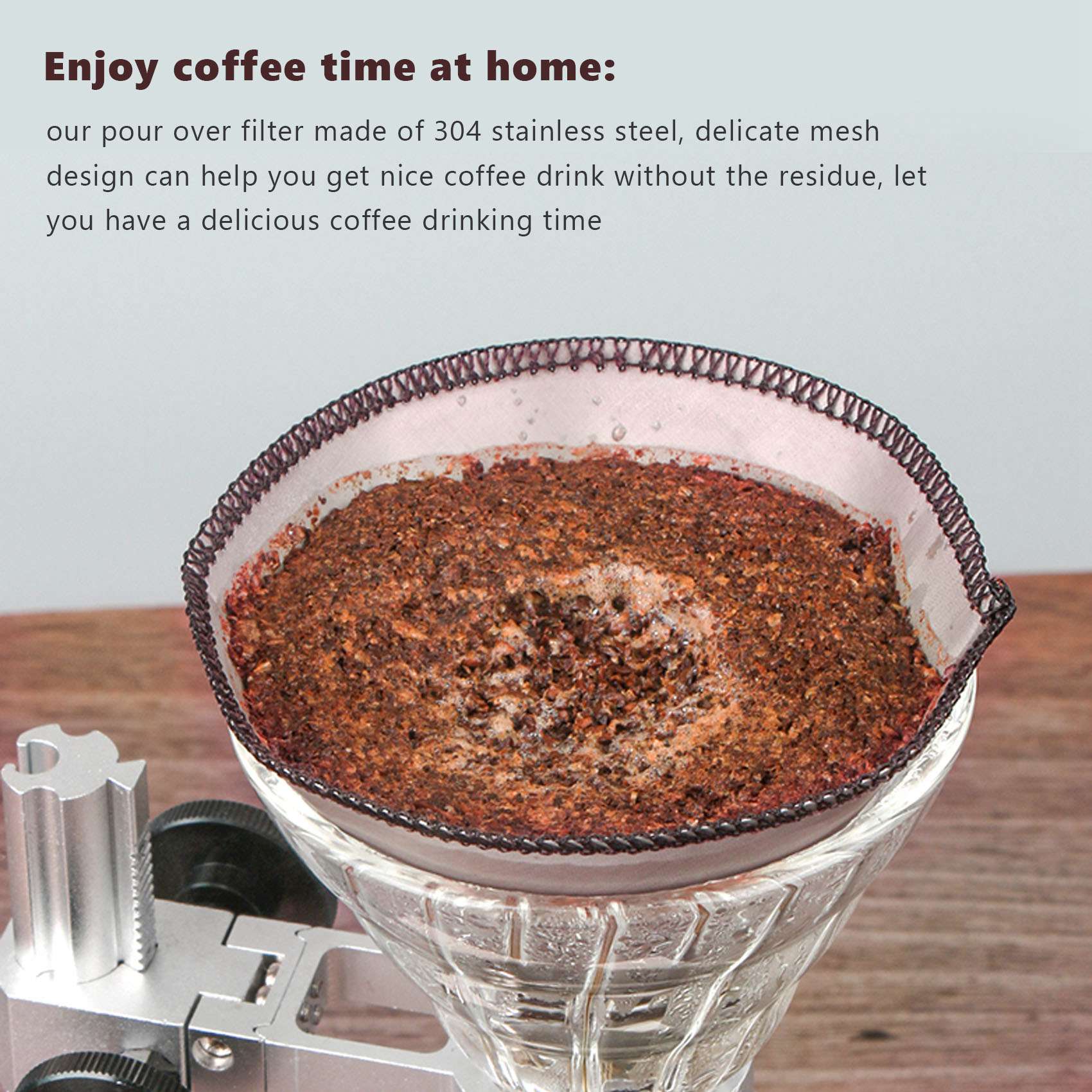 再利用可能なコーヒーフィルター,メッシュ,ペーパーレス,ステ - Coffee Equipment Machine のレビューと価格