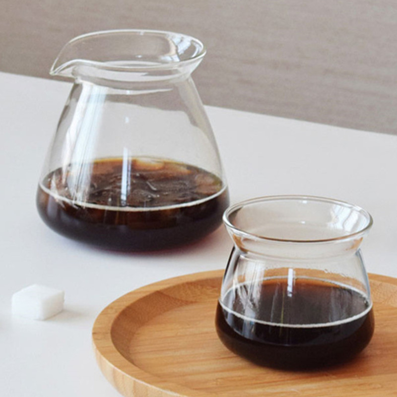 新しい 520 ミリリットルガラスコーヒーポット、コーヒーカ - Coffee Equipment Pour Over のレビューと価格