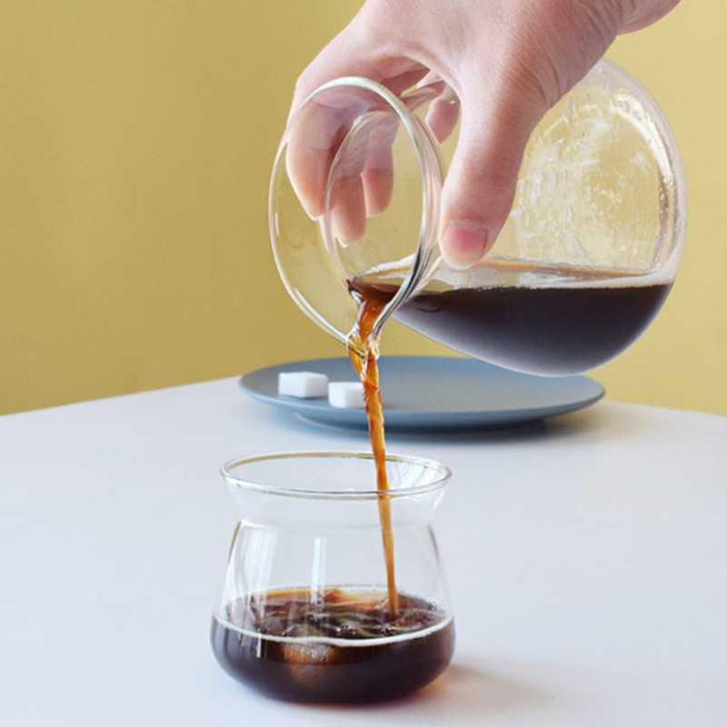 新しい 520 ミリリットルガラスコーヒーポット、コーヒーカ - Coffee Equipment Pour Over のレビューと価格