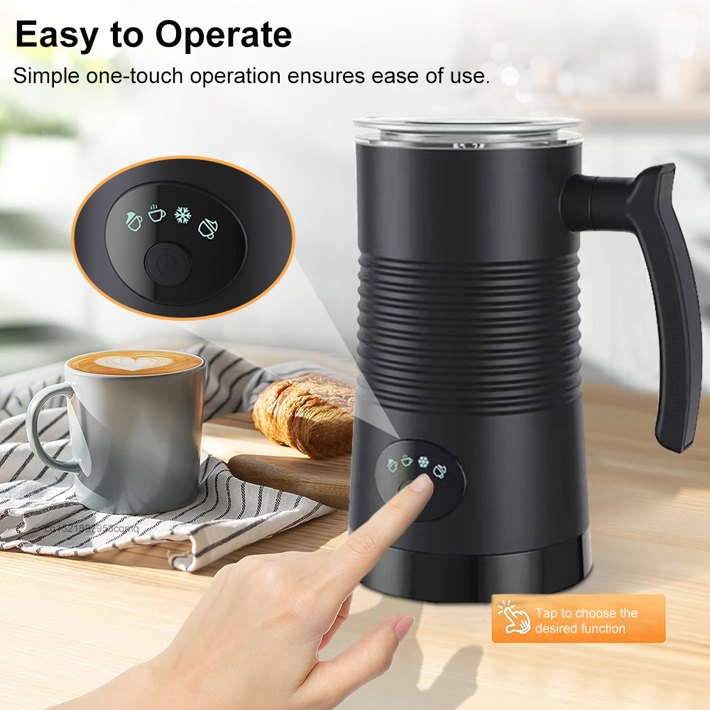 電動ミルク泡立て器ミルクフォームマシンコーヒーカプチーノラテ - Coffee Equipment Machine のレビューと価格