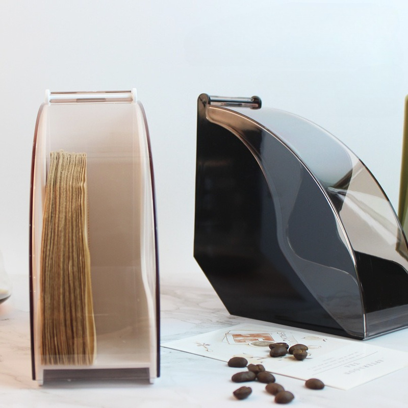 1pc 扇形コーヒーフィルターペーパー防塵バー収納ラック ダ - Coffee Equipment Rack のレビューと価格