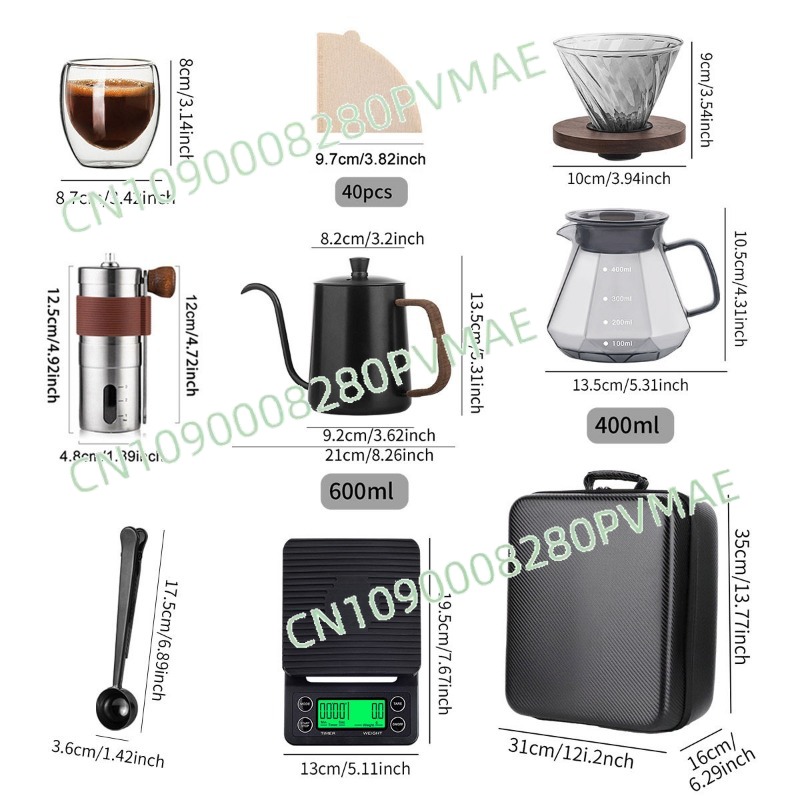 手淹れコーヒーセット アウトドアキャンプコーヒー器具 フルセ - Coffee Equipment Pour Over のレビューと価格