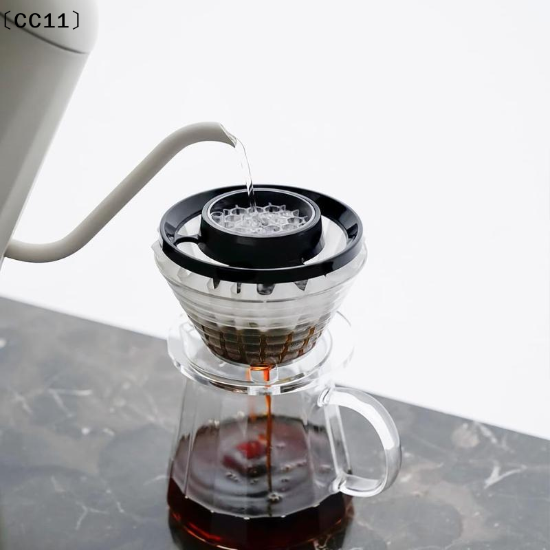 ドリップアシスト付きポータブルハンドブリューコーヒーフィルタ - Coffee Equipment Machine のレビューと価格