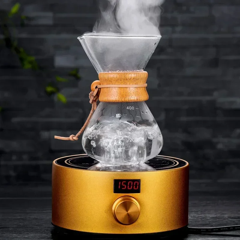 ハンドガラスコーヒーケトル ステンレス鋼フィルター付き ドリ - Coffee Equipment Pour Over のレビューと価格