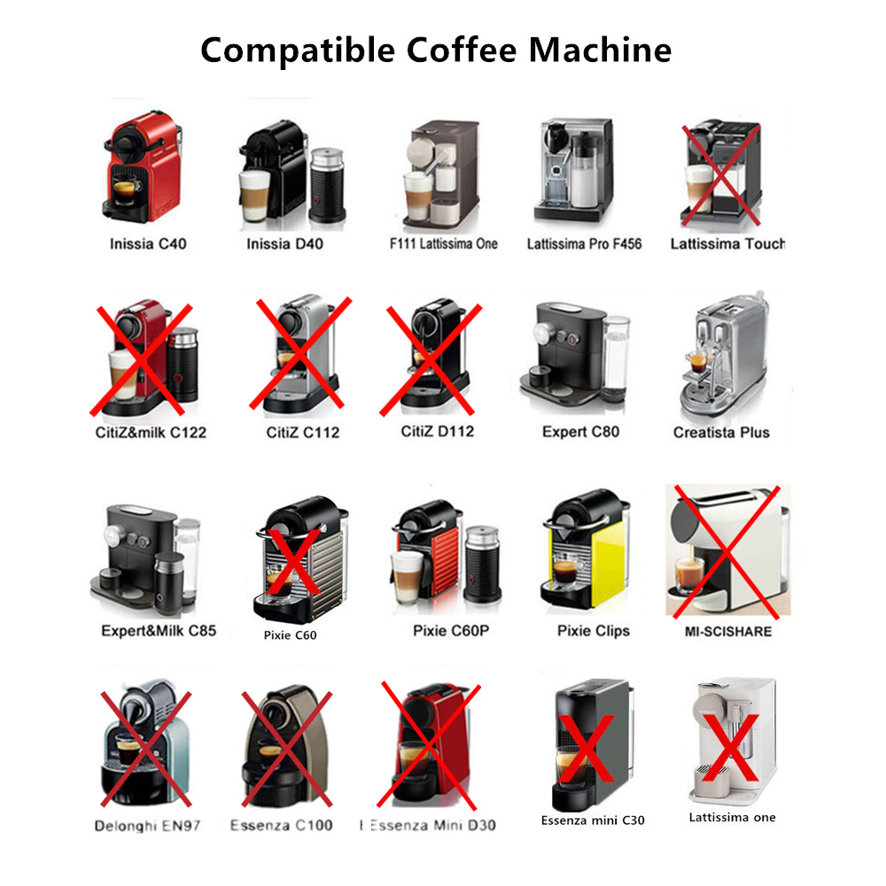 ネスプレッソオリジナルラインと互換性のあるステンレス鋼の再利 - Coffee Equipment Rack のレビューと価格
