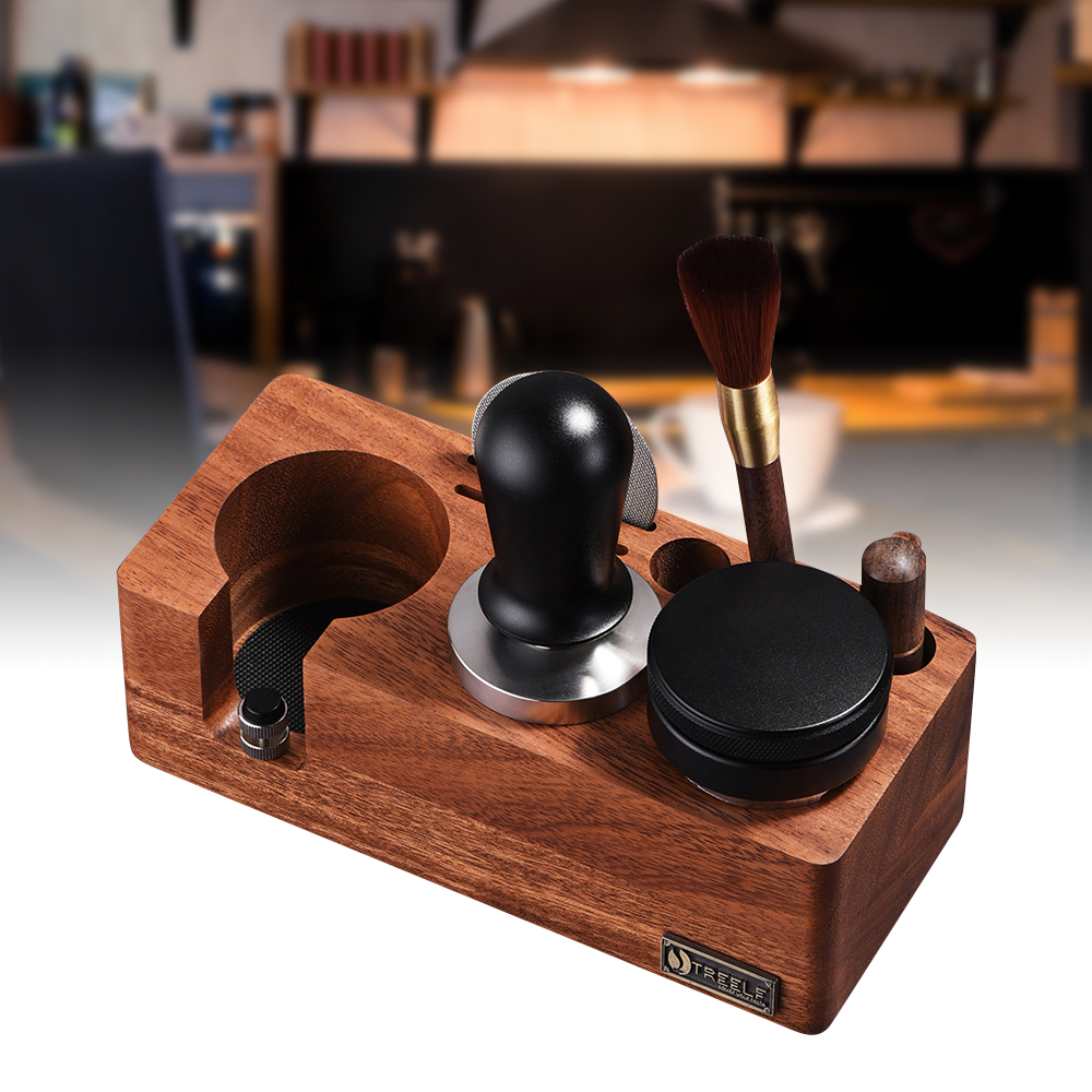 TREELF コーヒータンパーホルダー多機能スタンドクルミエ - Coffee Equipment Rack のレビューと価格