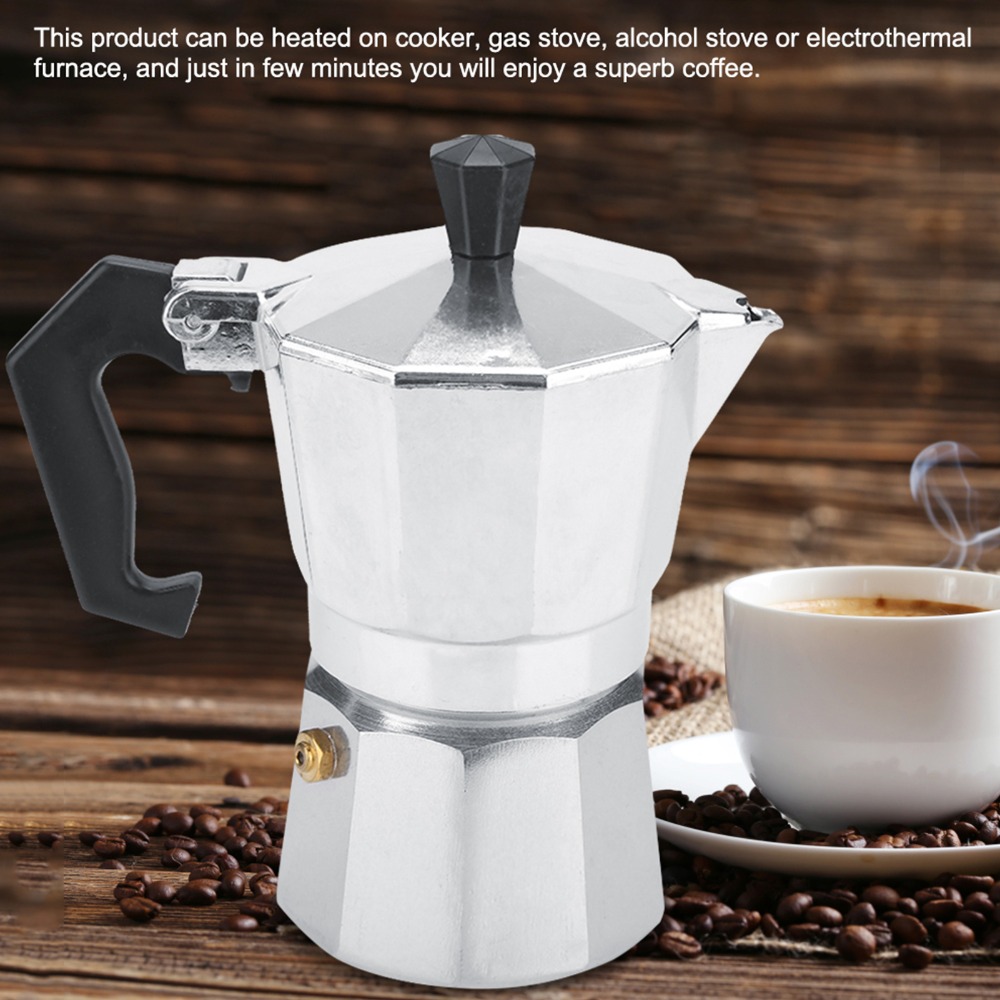 醸造器具 アルミ製モカポット 2カップサイズ シルバー エス - Coffee Equipment For Cafe のレビューと価格