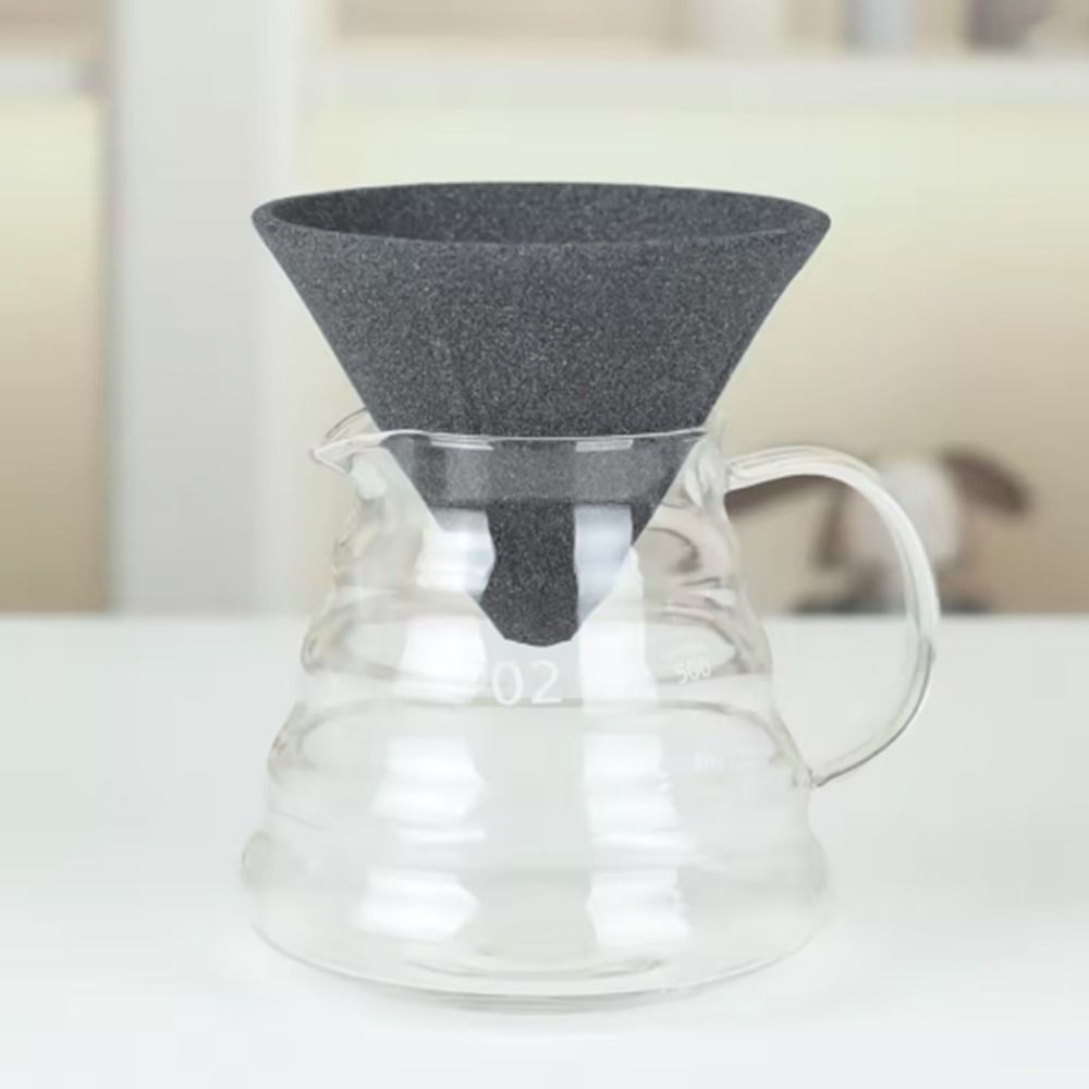 ユニークな円錐形の微多孔性セラミックコーヒーフィルター再利用 - Coffee Equipment Machine のレビューと価格