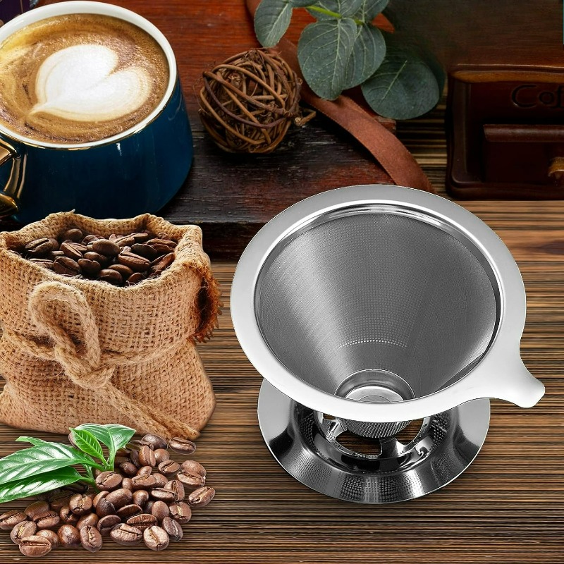 注ぐだけコーヒードリッパー 304ステンレス鋼フィルター ペ - Coffee Equipment Pour Over のレビューと価格