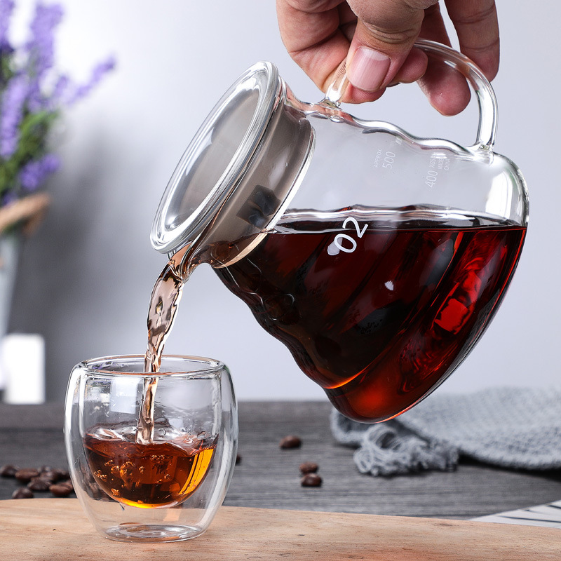 注ぎ込み式コーヒーメーカーセット 高耐熱ホウケイ酸ガラス 注 - Coffee Equipment Pour Over のレビューと価格
