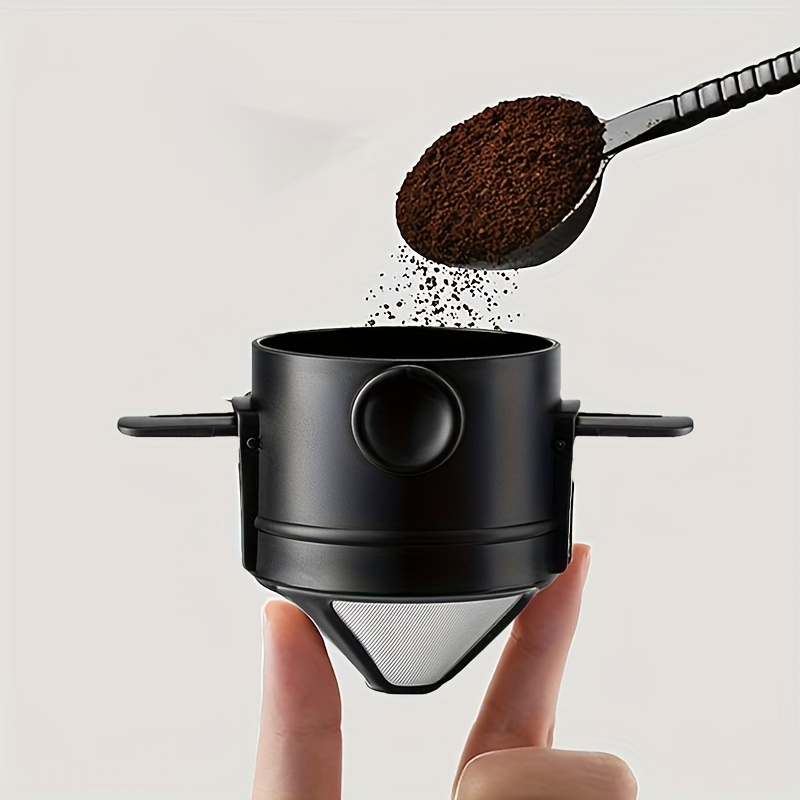 ポータブルコーヒーフィルターカップ、再利用可能なコーヒーメー - Coffee Equipment Pour Over のレビューと価格
